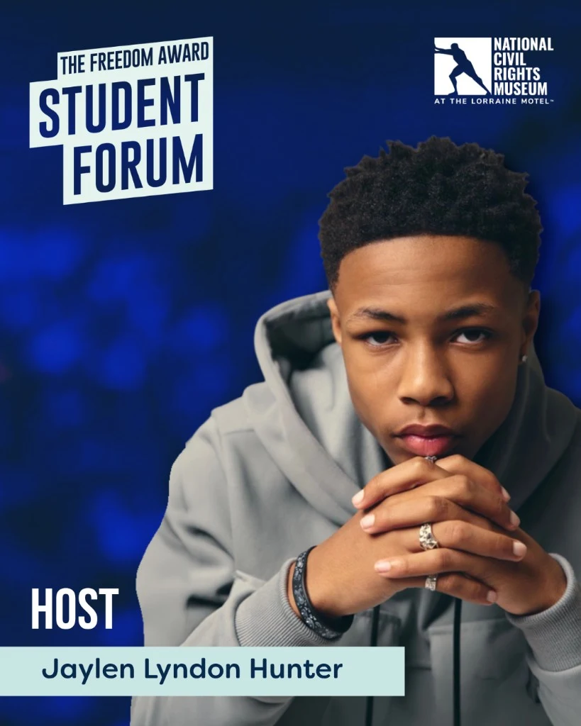 Jaylen Hunter, Student Forum co-host
